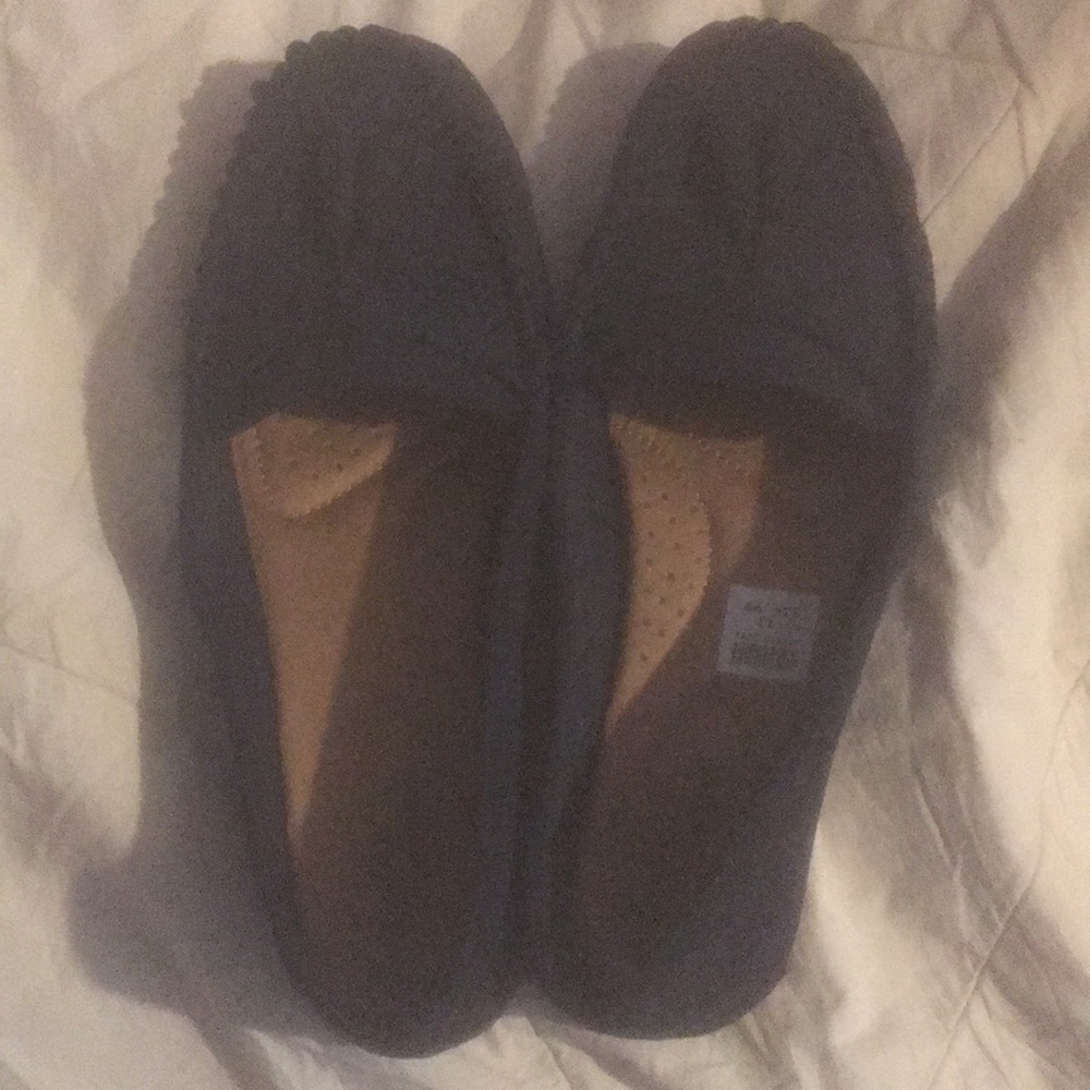 Dexflex comfort navy blue flats